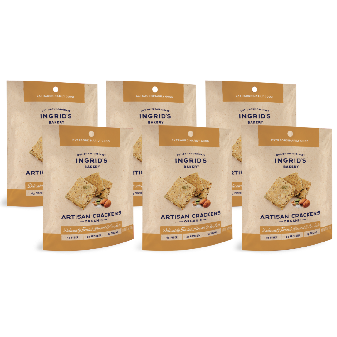 Artisan Cracker 6-Pack / Almond & Sea Salt