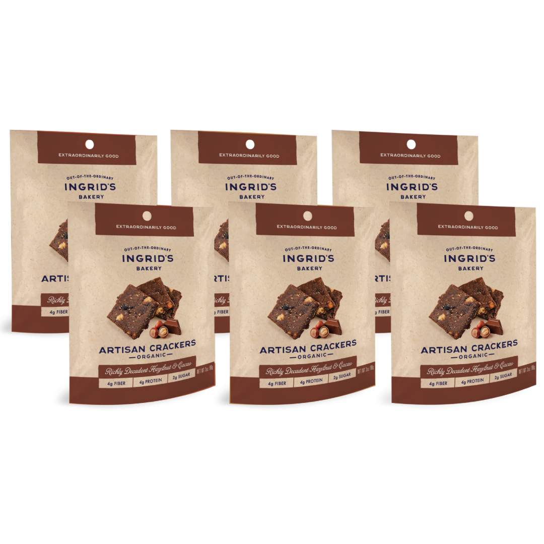 Artisan Cracker 6-Pack / Hazelnut & Cacao