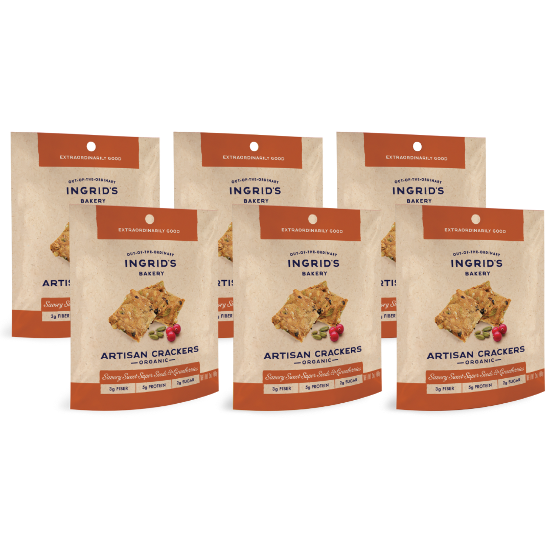 Artisan Cracker 6-Pack / Super Seeds & Cranberries