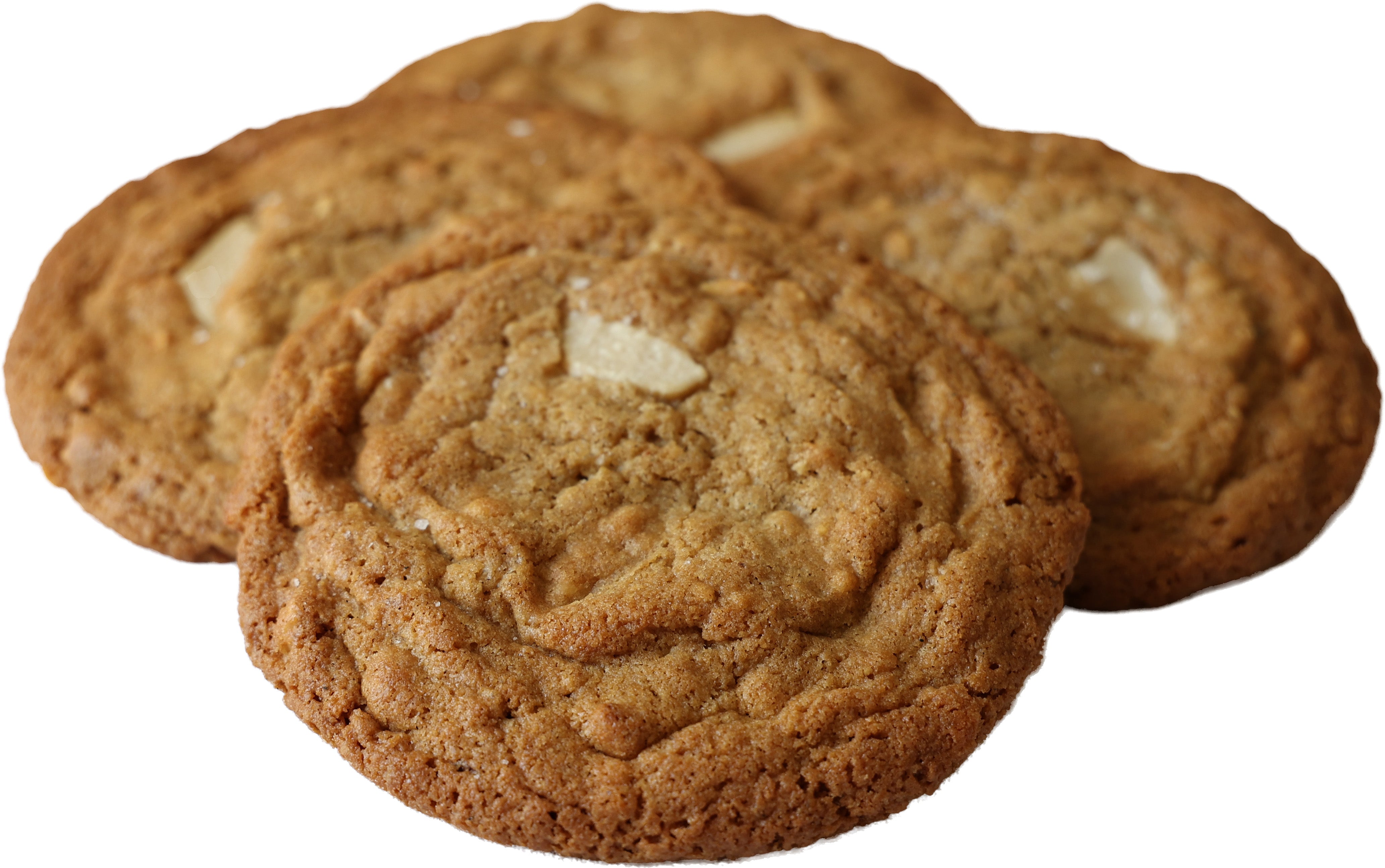 White Chocolate and Hazelnut Cookies 4-Pack of 3oz. cookies
